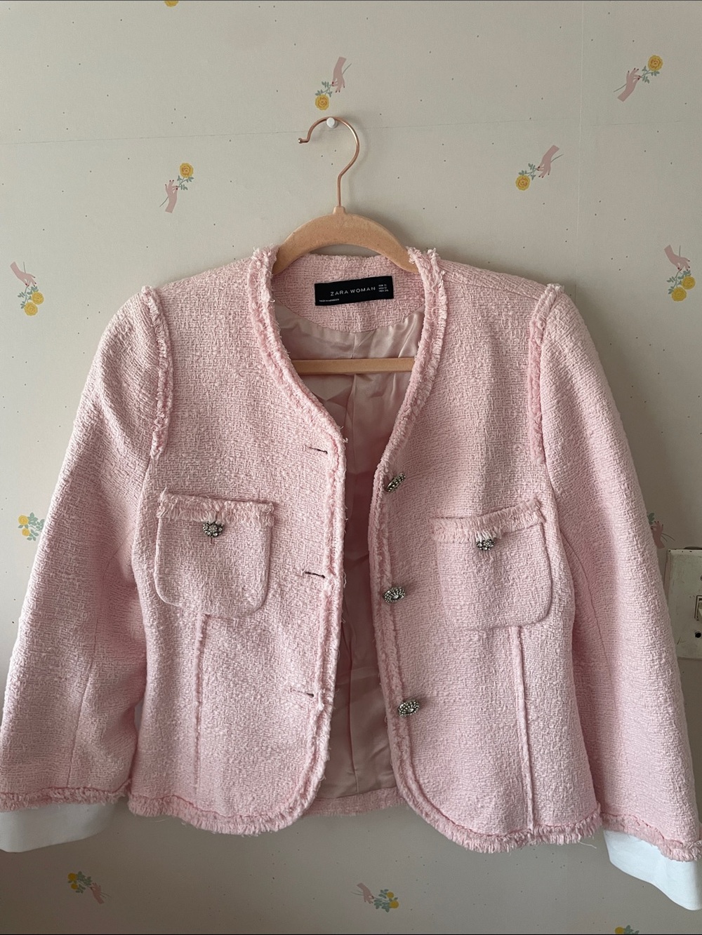 Zara tweed jacket size S new. No tags. - Picture 3 of 4